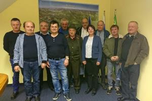 Člani vaškega odbora Grad 