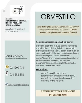 POMOČ NA DOMU 