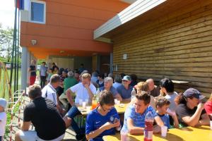 Skupna malica pri Gradu.